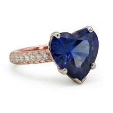 Afbeelding in Gallery-weergave laden, echte round diamant 3.50karaat ring bovenaanzicht
