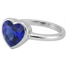 Afbeelding in Gallery-weergave laden, echte heart saffier 2.50karaat watch bovenaanzicht
