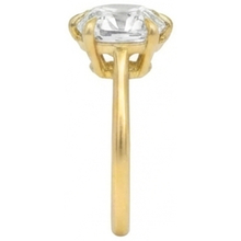 Afbeelding in Gallery-weergave laden, Solitaire Kussen Oud Mijn Slijpsel Natuurlijk uit de aarde gewonnen Diamanten Ring 3.50 Karaat Dames Sieraden
