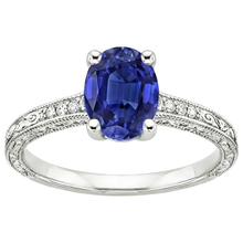 Afbeelding in Gallery-weergave laden, echte round diamant 3karaat ring profielweergave
