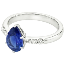 Afbeelding in Gallery-weergave laden, echte round diamant 4karaat ring bovenaanzicht
