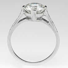 Afbeelding in Gallery-weergave laden, Solitaire Met Accenten Ring Ronde Oude Mijnwerker Echt Diamanten 2,50 Karaat
