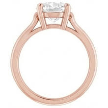 Afbeelding in Gallery-weergave laden, Solitaire Ovale Oud Geslepen Natuurlijke uit de a aarde gewonnen Diamanten Ring Prong Gezet 5.75 Karaat Gespleten Schacht
