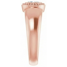 Afbeelding in Gallery-weergave laden, echte pear diamant 1karaat watch profielweergave
