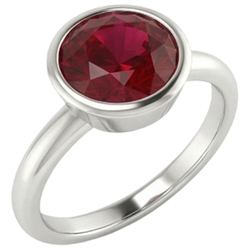 Echte Robijn Ring 0.75 Karaat