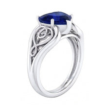 Afbeelding in Gallery-weergave laden, echte heart diamant 3.50karaat ring bovenaanzicht
