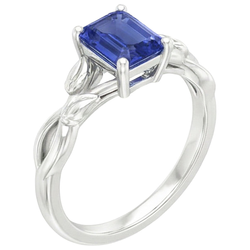 Echte Saffier Ring 3.50 Karaat