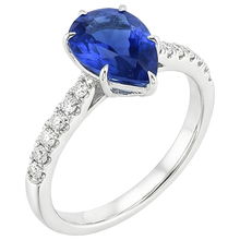 Afbeelding in Gallery-weergave laden, echte round diamant 5karaat ring zijaanzicht
