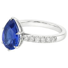 Afbeelding in Gallery-weergave laden, echte round diamant 5karaat ring profielweergave
