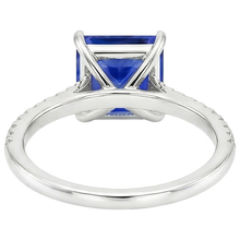 Afbeelding in Gallery-weergave laden, Natuurlijke Saffier Ring 6ct - Witgoud 14K
