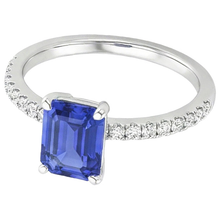 Afbeelding in Gallery-weergave laden, echte round diamant 4karaat ring zijaanzicht
