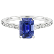 Afbeelding in Gallery-weergave laden, echte round diamant 4karaat ring profielweergave
