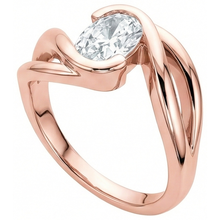 Afbeelding in Gallery-weergave laden, Solitaire Ring Oud Geslepen Kussen Natuurlijke uit de aarde gewonnen Diamant 3.75 Karaat Gespleten Schacht
