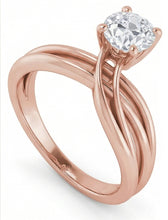 Afbeelding in Gallery-weergave laden, Natuurlijke Diamanten Ring 2ct - Roségoud 14K
