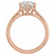 Afbeelding in Gallery-weergave laden, Solitaire Ring Ovaal Oud Geslepen uit de aarde gewonnen Diamant 6 Prong Gezet 3 Karaat Goud

