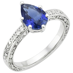 Echte Diamant Ring 4 Karaat - 14K Roségoud