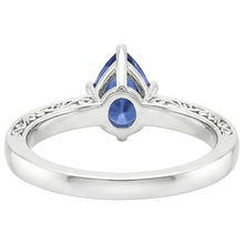 Afbeelding in Gallery-weergave laden, echte round diamant 4karaat ring close-up detail
