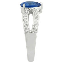 Afbeelding in Gallery-weergave laden, echte round diamant 3.50karaat ring op wit
