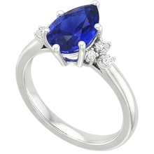 Afbeelding in Gallery-weergave laden, echte round diamant 5karaat ring close-up detail
