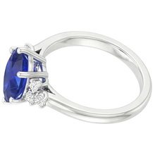 Afbeelding in Gallery-weergave laden, echte round diamant 5karaat ring bovenaanzicht
