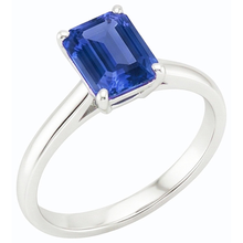 Afbeelding in Gallery-weergave laden, echte diamant 2karaat ring zijaanzicht
