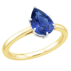 Echte Diamant Ring 2 Karaat - 14K Bicolor Goud