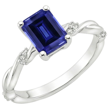 Afbeelding in Gallery-weergave laden, echte round diamant 3.50karaat ring zijaanzicht
