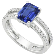 Afbeelding in Gallery-weergave laden, echte round diamant 4.50karaat ring zijaanzicht
