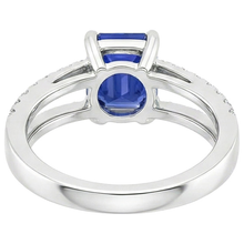 Afbeelding in Gallery-weergave laden, echte round diamant 4.50karaat ring bovenaanzicht
