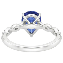 Afbeelding in Gallery-weergave laden, echte round diamant 3.50karaat ring close-up detail
