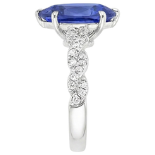 Afbeelding in Gallery-weergave laden, echte round diamant 3.50karaat ring op wit
