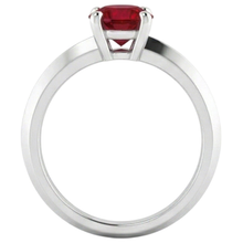 Afbeelding in Gallery-weergave laden, Solitaire Ruby Ring 1,25 Karaat 4 Prong Setting Sieraden Nieuw
