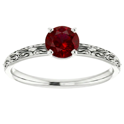Echte Robijn Ring 1.50 Karaat