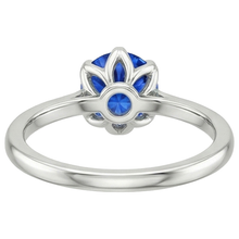 Afbeelding in Gallery-weergave laden, echte round diamant 2karaat ring op wit

