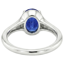 Afbeelding in Gallery-weergave laden, echte oval diamant 3karaat ring close-up detail
