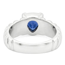 Afbeelding in Gallery-weergave laden, echte trillion saffier 1karaat ring profielweergave
