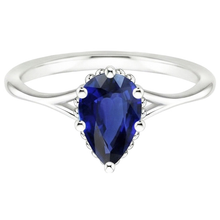 Afbeelding in Gallery-weergave laden, echte pear diamant 2.50karaat ring op wit
