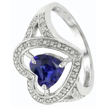 Afbeelding in Gallery-weergave laden, echte heart diamant 1.50karaat ring vooraanzicht
