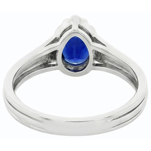Afbeelding in Gallery-weergave laden, echte pear diamant 2karaat ring zijaanzicht

