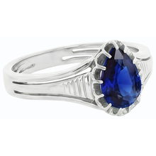 Afbeelding in Gallery-weergave laden, echte pear diamant 2karaat ring profielweergave

