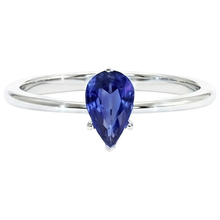 Afbeelding in Gallery-weergave laden, echte pear diamant 2karaat ring profielweergave
