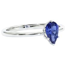 Afbeelding in Gallery-weergave laden, echte pear diamant 2karaat ring op wit
