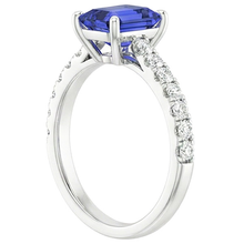 Afbeelding in Gallery-weergave laden, echte round diamant 4.25karaat ring bovenaanzicht
