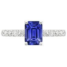 Afbeelding in Gallery-weergave laden, echte round diamant 4.25karaat ring profielweergave

