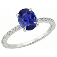 Afbeelding in Gallery-weergave laden, echte round diamant 3.75karaat ring close-up detail
