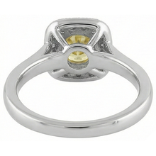 Afbeelding in Gallery-weergave laden, Solitaire met accent 3,5 ct gele saffier en Natuurlijke echte diamanten ( niet in een laboratorium gekweekt ) ring
