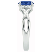 Afbeelding in Gallery-weergave laden, echte round diamant 1.80karaat ring bovenaanzicht
