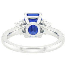 Afbeelding in Gallery-weergave laden, echte round diamant 5karaat ring bovenaanzicht
