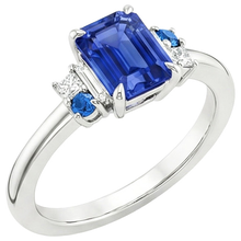 Afbeelding in Gallery-weergave laden, echte round diamant 3karaat ring zijaanzicht
