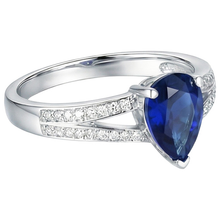 Afbeelding in Gallery-weergave laden, echte round diamant 3.25karaat ring zijaanzicht

